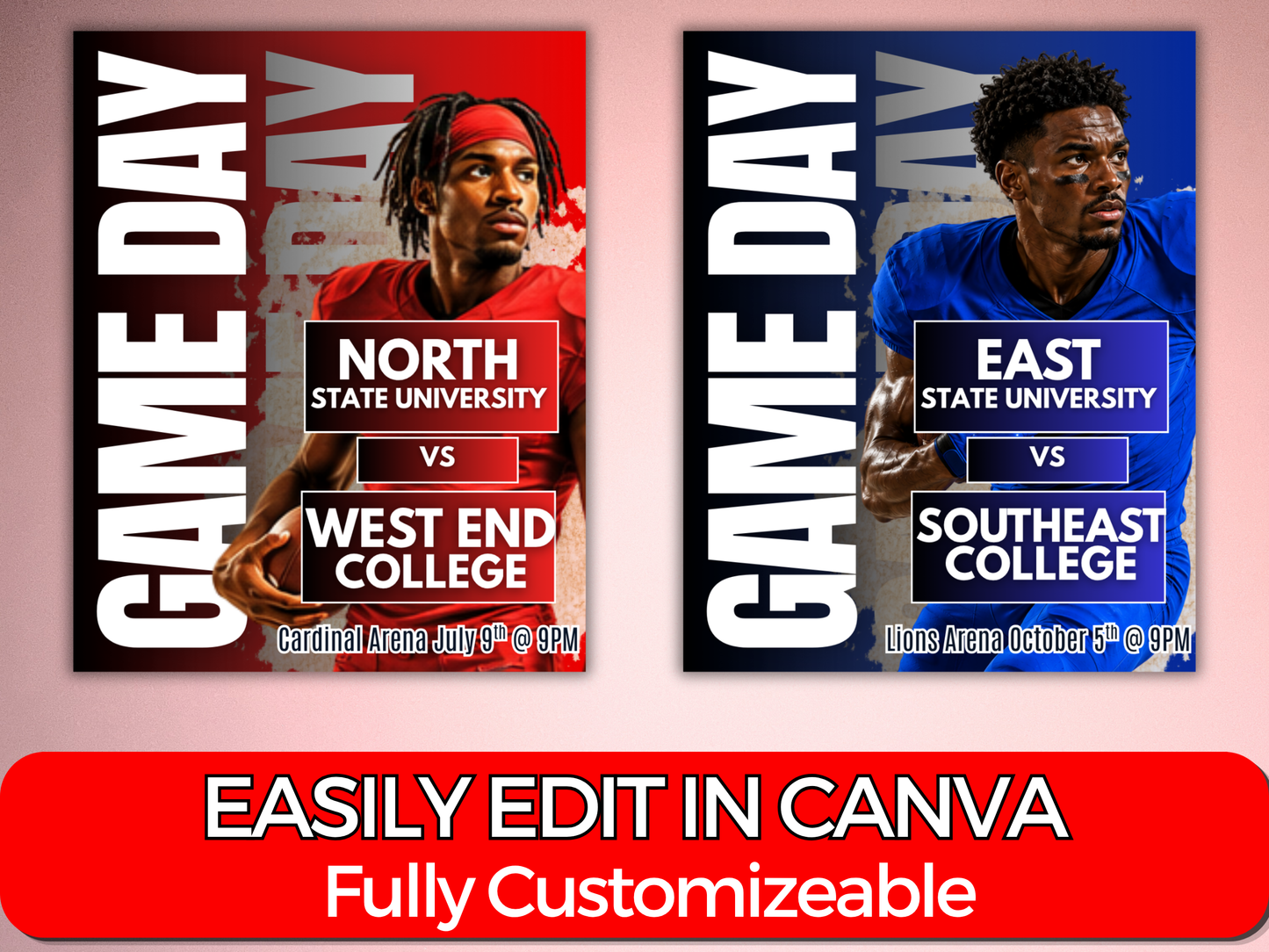 Football Social Media Templates Bundle
