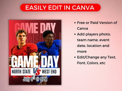 Football Social Media Templates Bundle