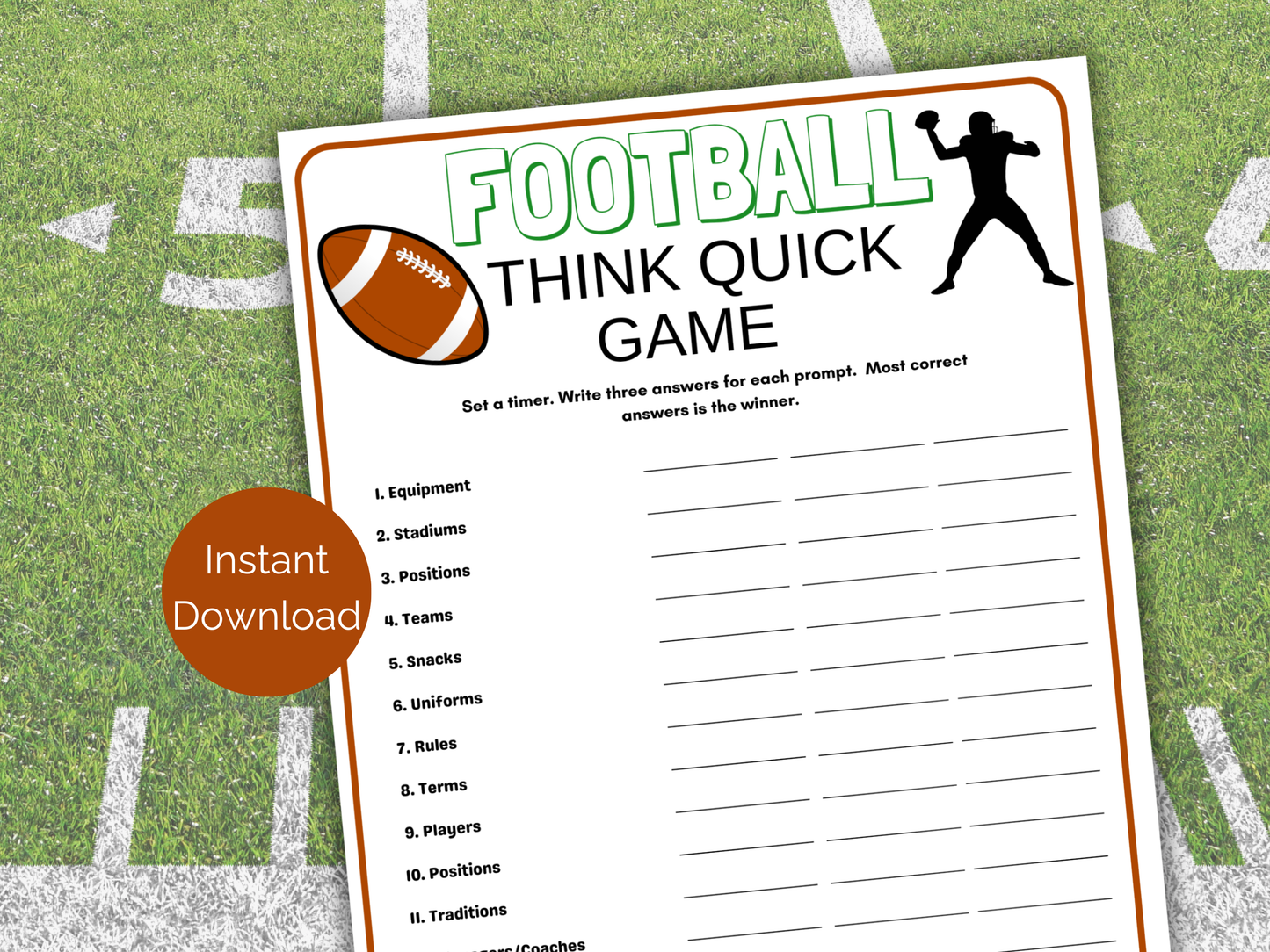 Football Think Quick