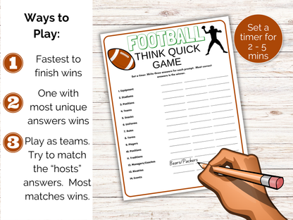 Football Think Quick