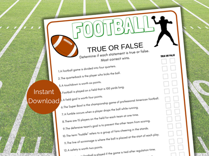 Football True or False