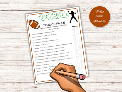 Football True or False