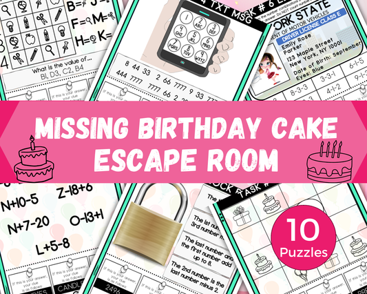Girls Birthday Escape Room