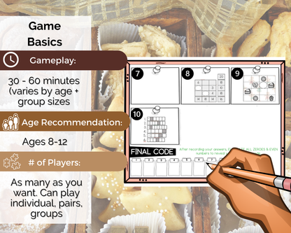 Baking Escape Room Game