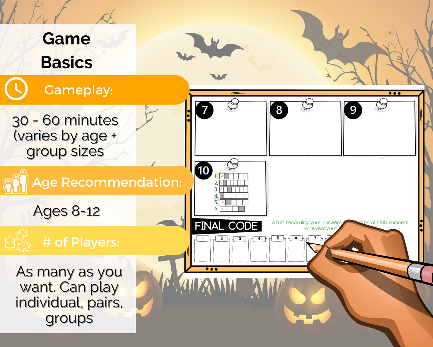 Halloween Escape Room for Kids