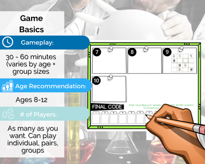 Mad Scientist Escape Room Game