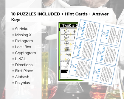 Mad Scientist Escape Room Game