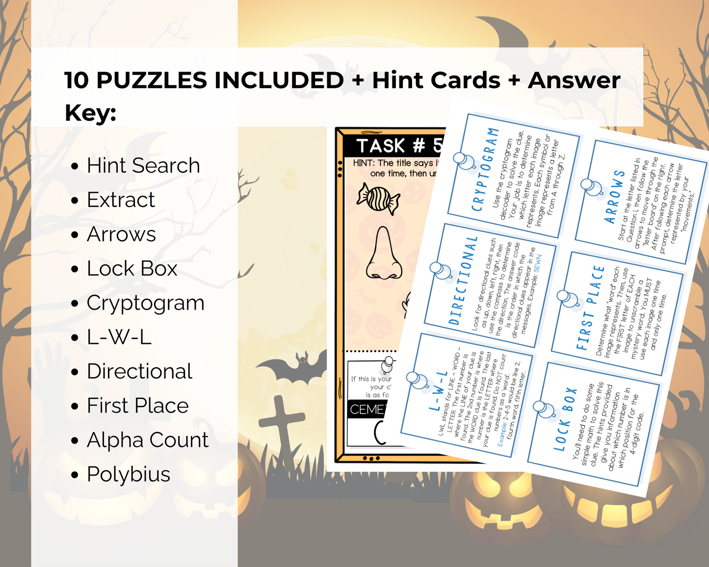 Halloween Escape Room for Kids
