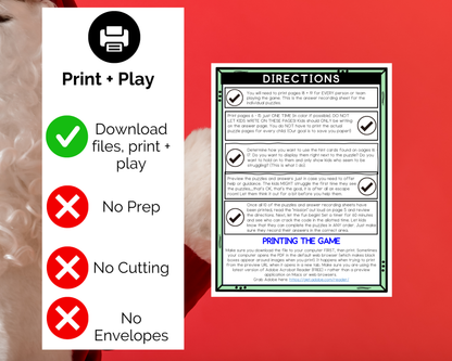 Save Santa Escape Room