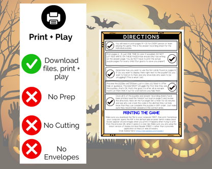 Halloween Escape Room for Kids
