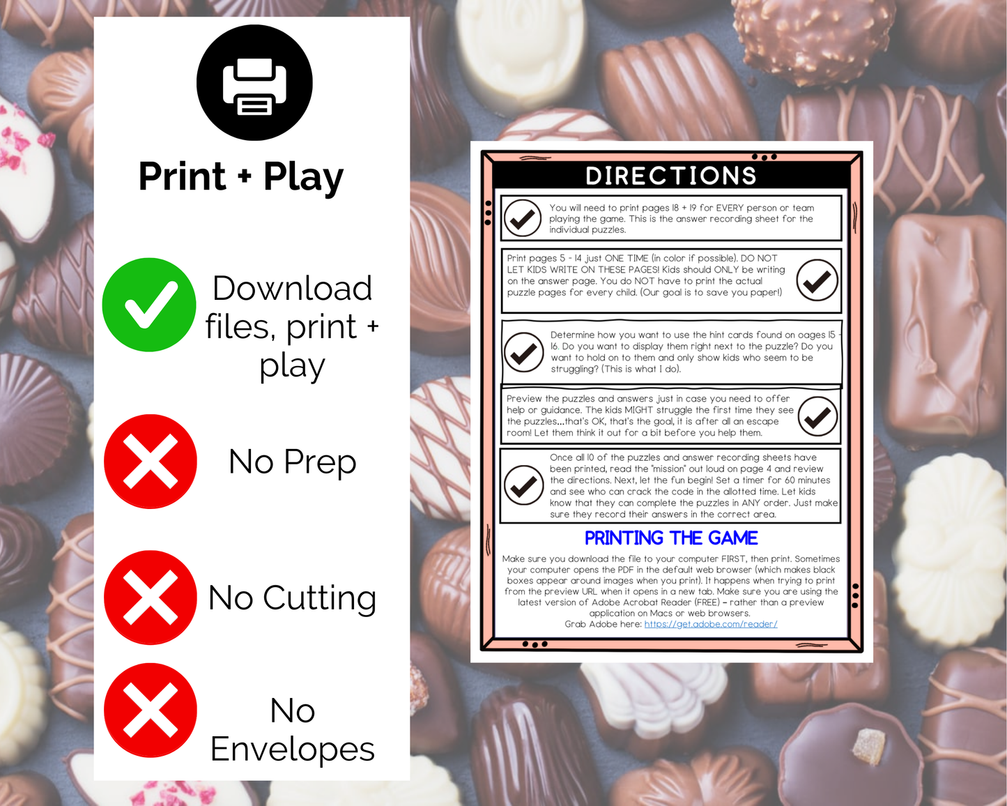 Chocolate Escape Room