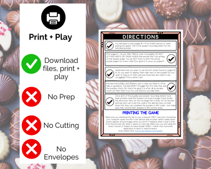 Chocolate Escape Room