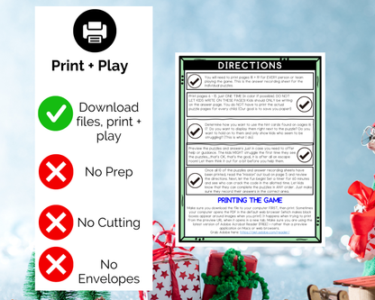 Santa Workshop Escape Room