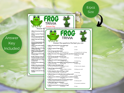 Frog Trivia Game