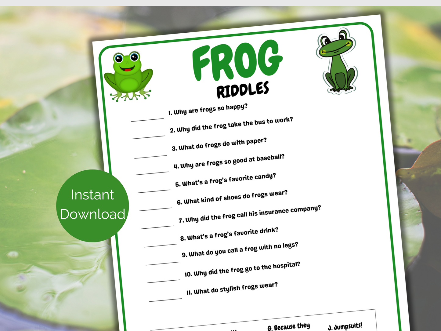Frog Jokes