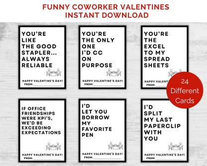 Funny Coworker Valentine Cards