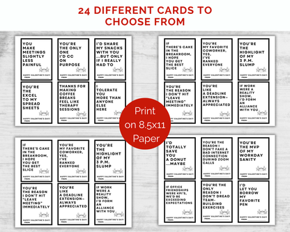 Funny Coworker Valentine Cards