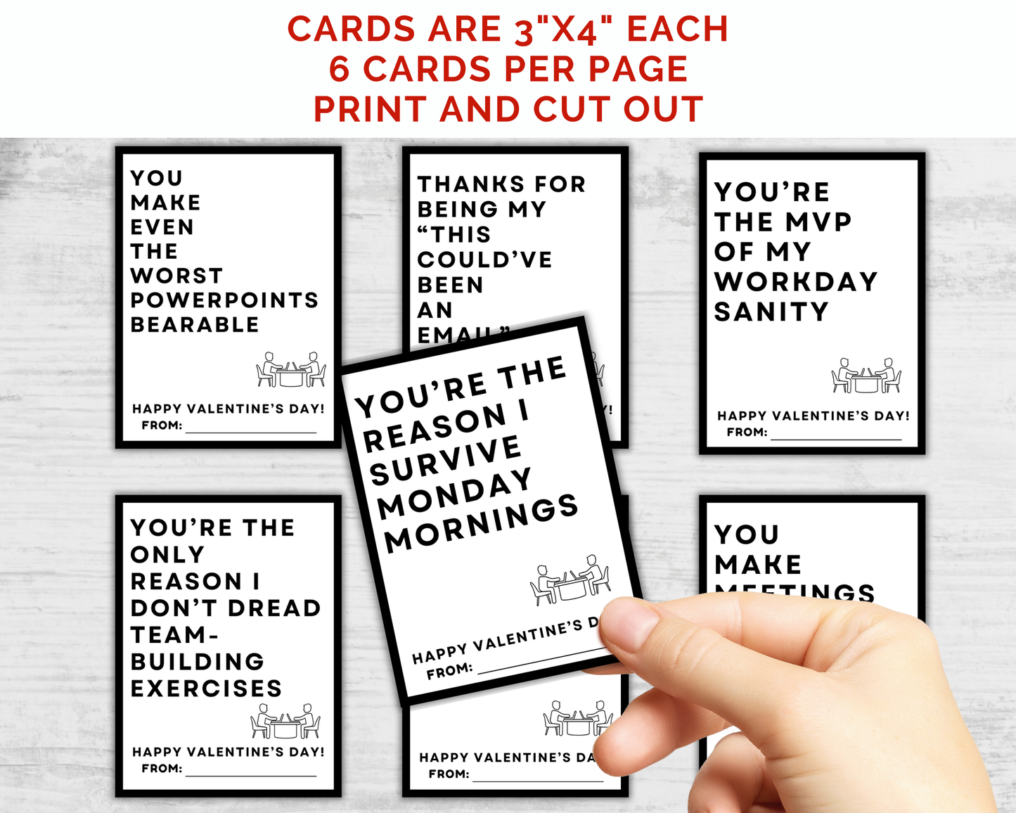 Funny Coworker Valentine Cards