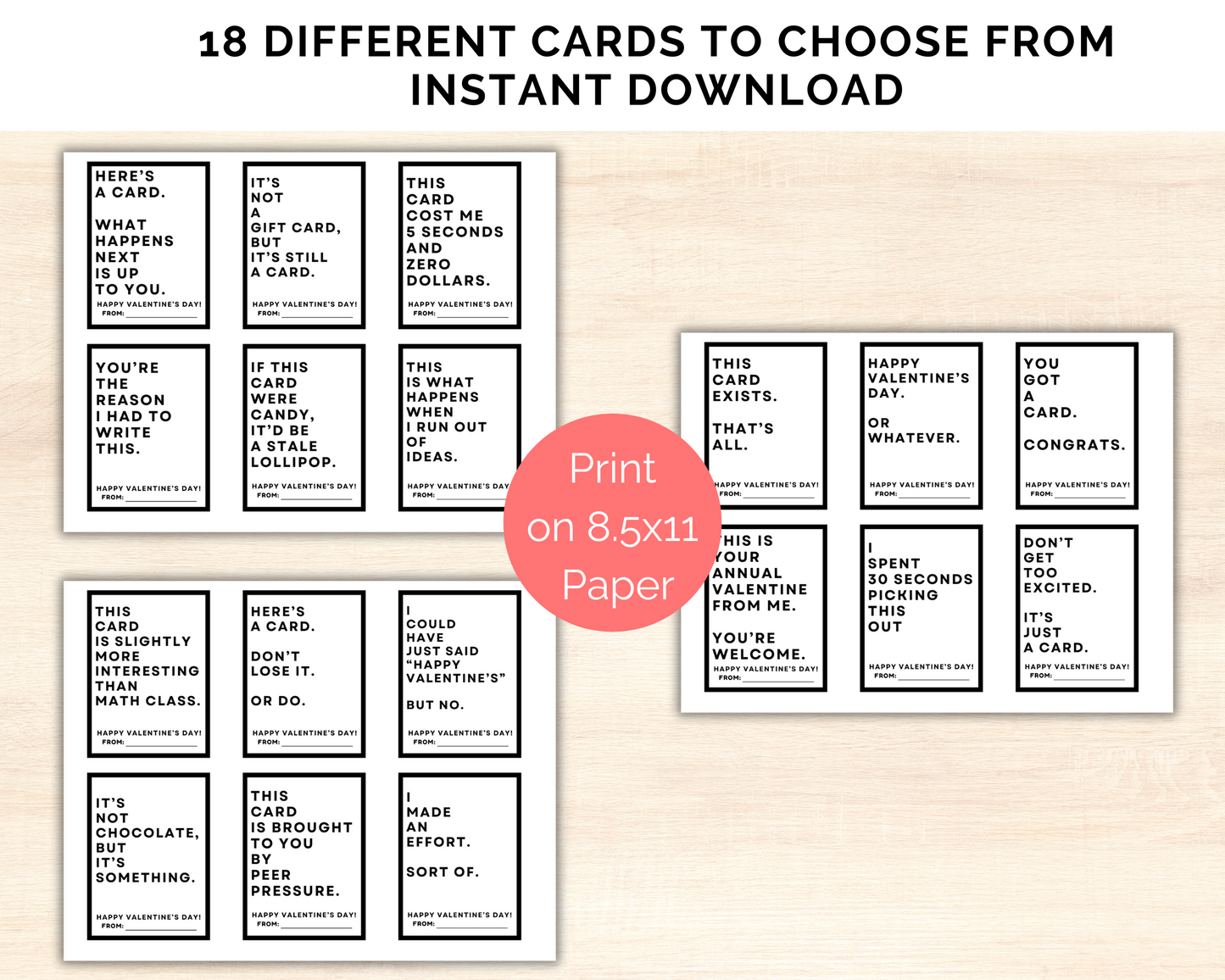 Funny Tween Valentine Cards