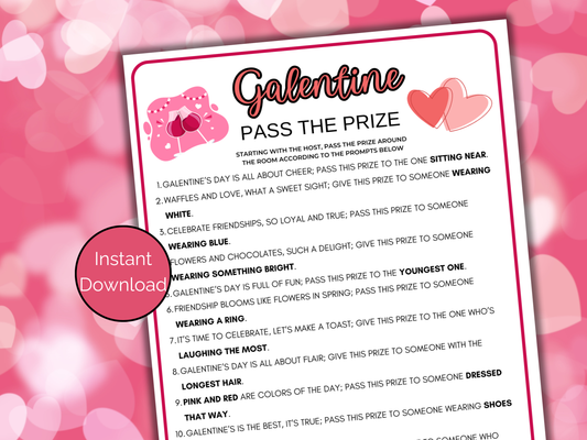 Galentines Pass the Prize