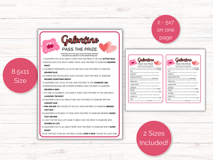 Galentines Pass the Prize
