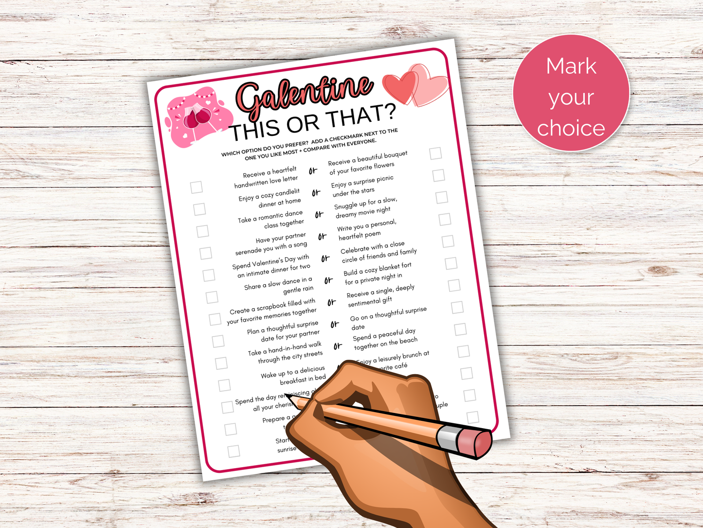 Galentines Day This or That