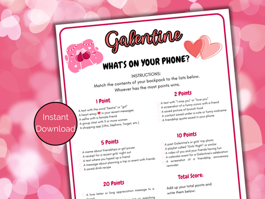 Galentine's Day What's On Your Phone
