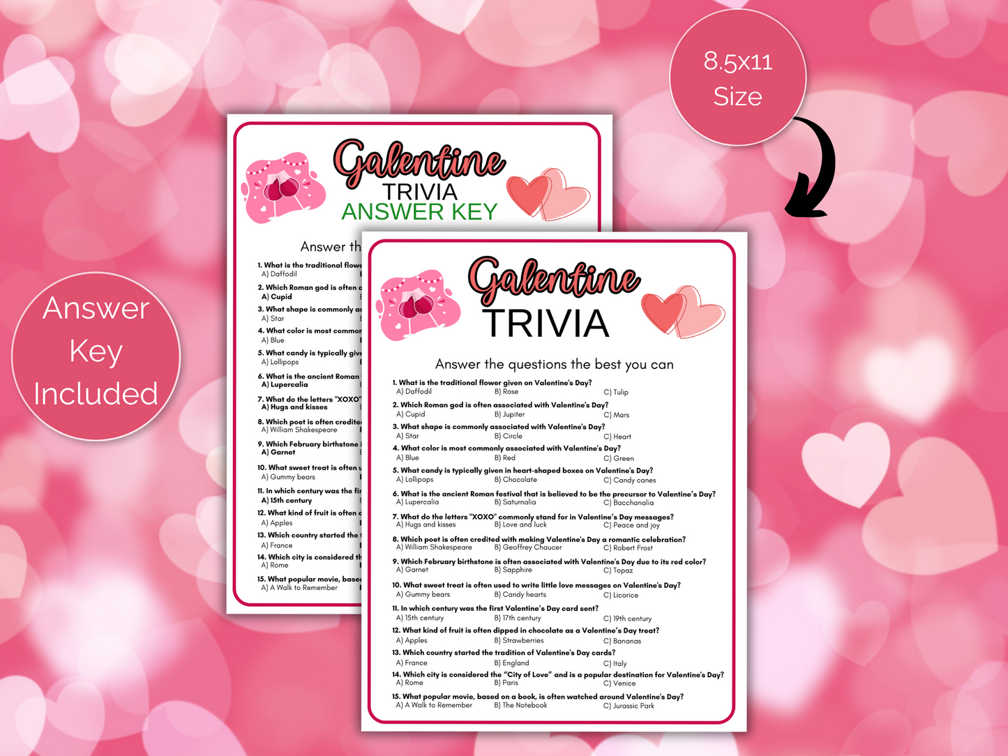 Galentines Day Trivia