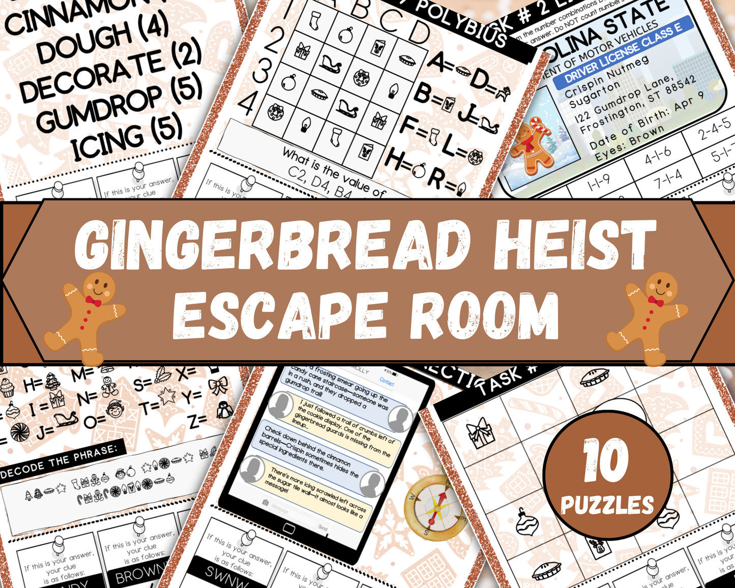 Gingerbread Heist Escape Room