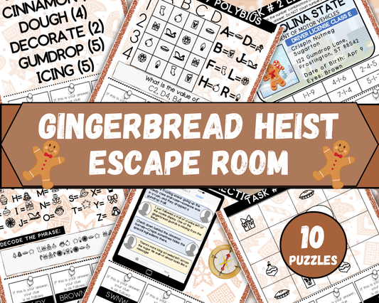 Gingerbread Heist Escape Room