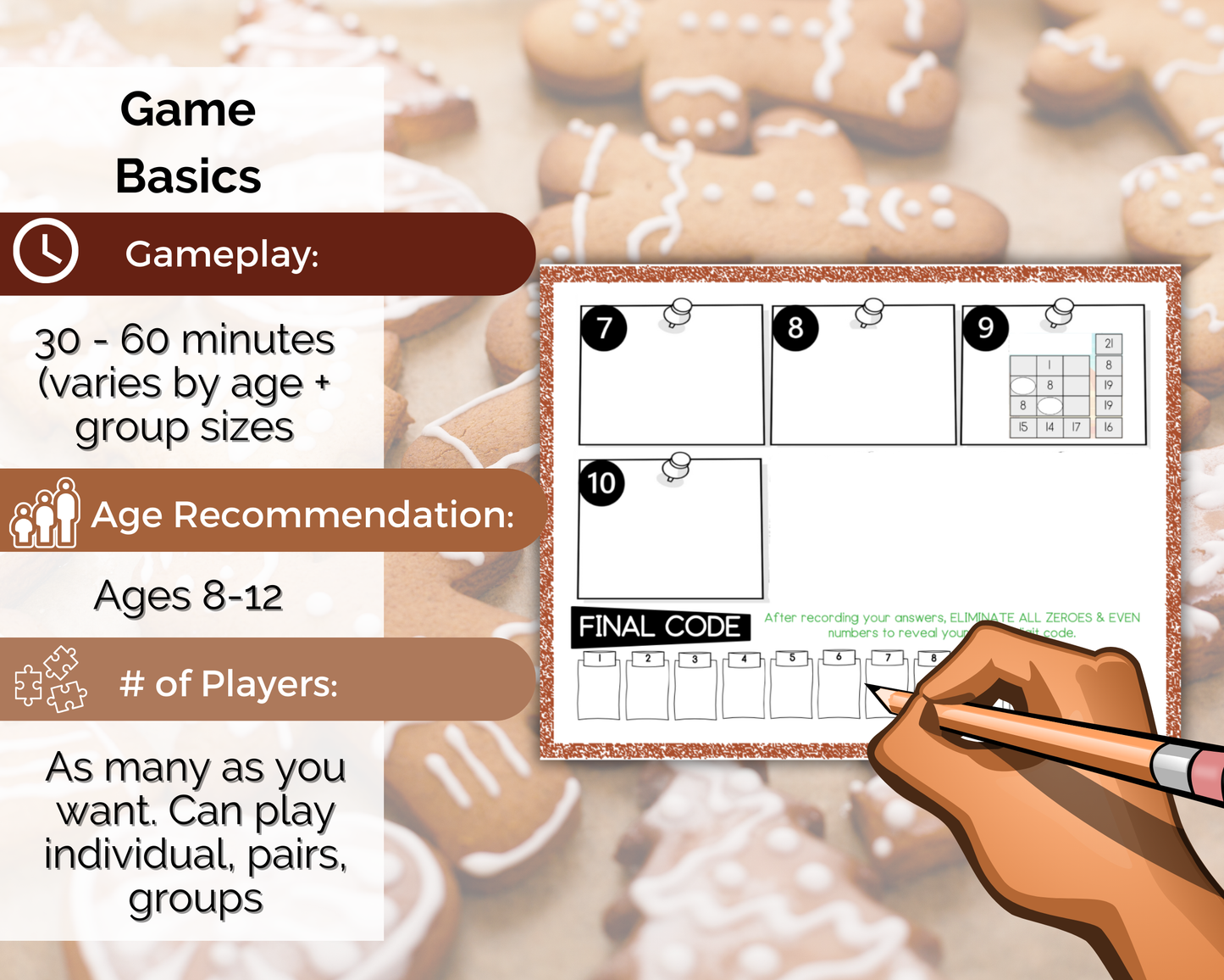 Gingerbread Heist Escape Room