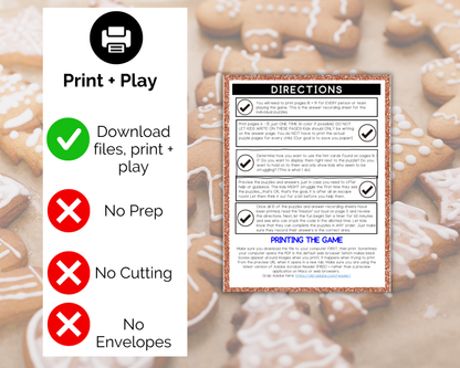 Gingerbread Heist Escape Room