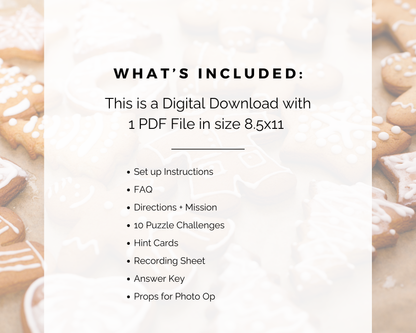 Gingerbread Heist Escape Room