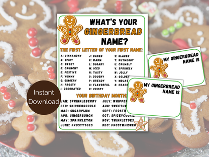 What's Your Gingerbread Name