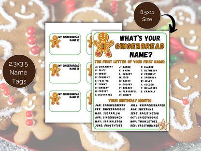 What's Your Gingerbread Name