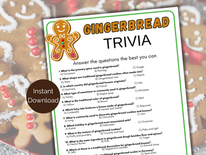 Gingerbread Trivia
