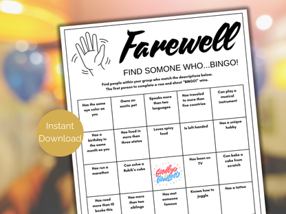 Farewell Find Someone Who