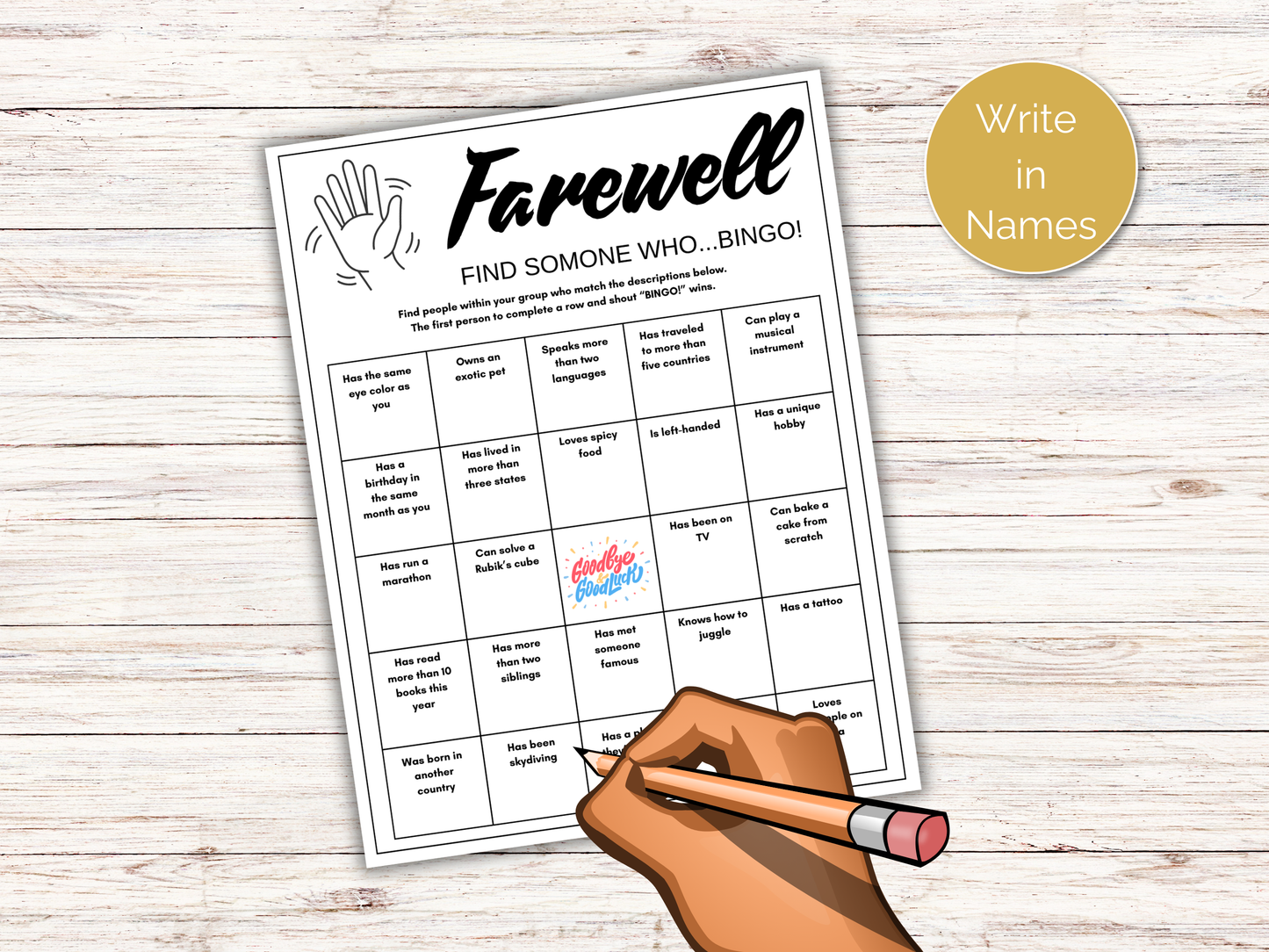Farewell Find Someone Who