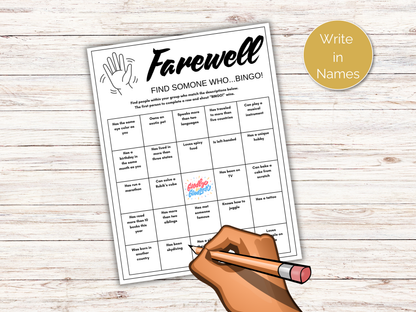 Farewell Find Someone Who
