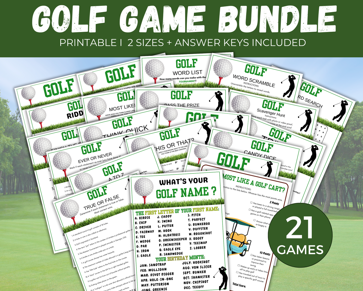 Golf Game Bundle