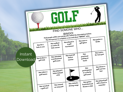 Golf Find Someone Who