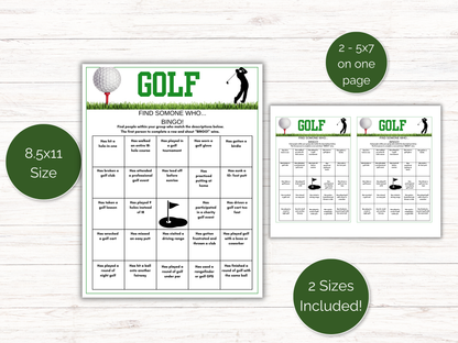 Golf Find Someone Who