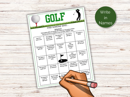 Golf Find Someone Who