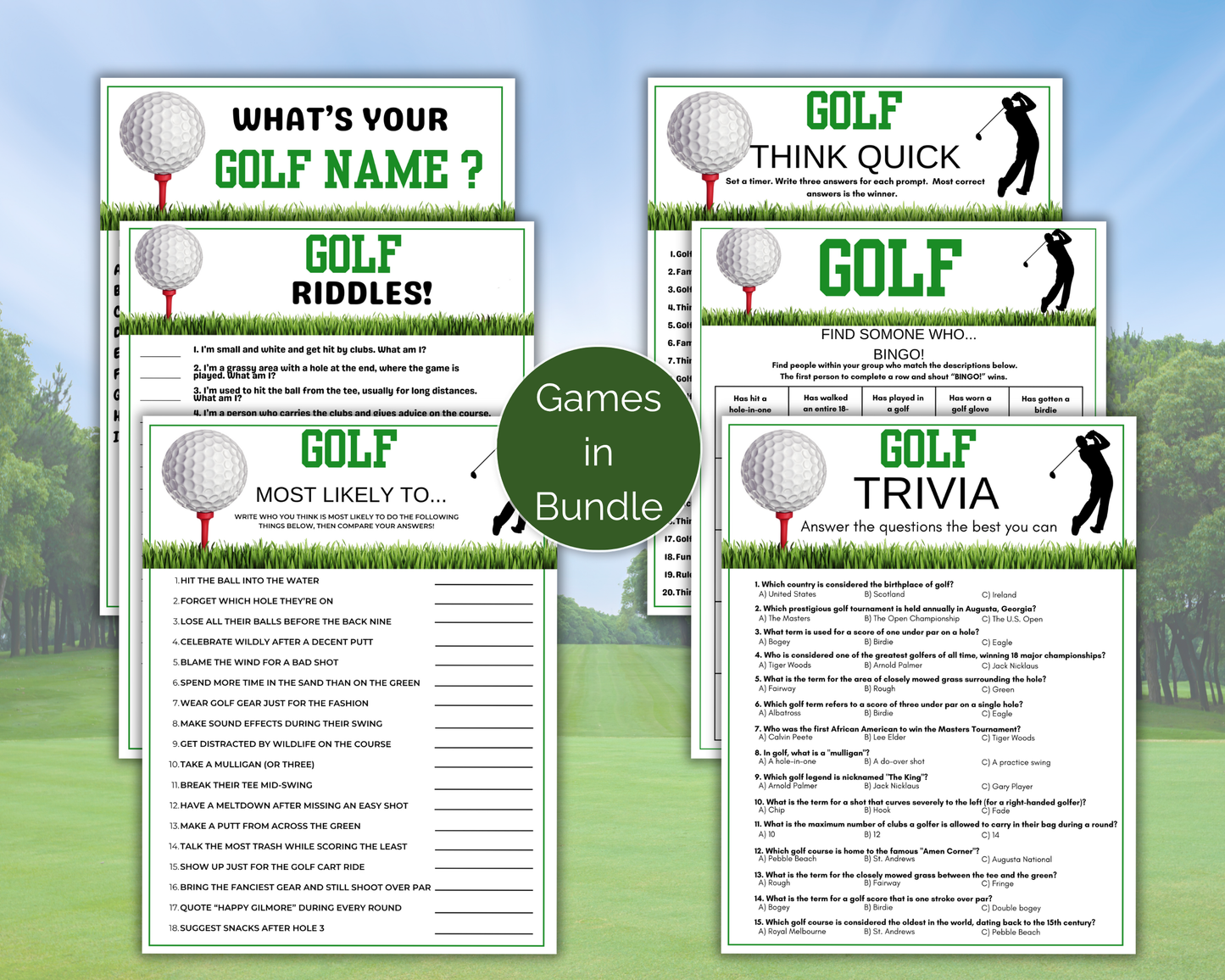 Golf Game Bundle