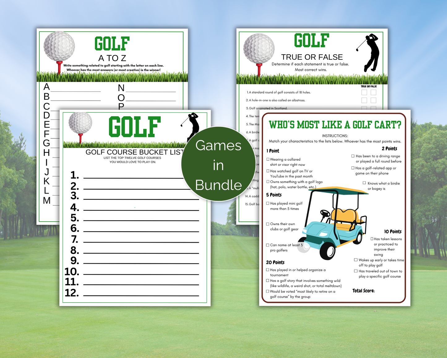 Golf Game Bundle