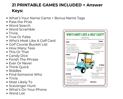 Golf Game Bundle