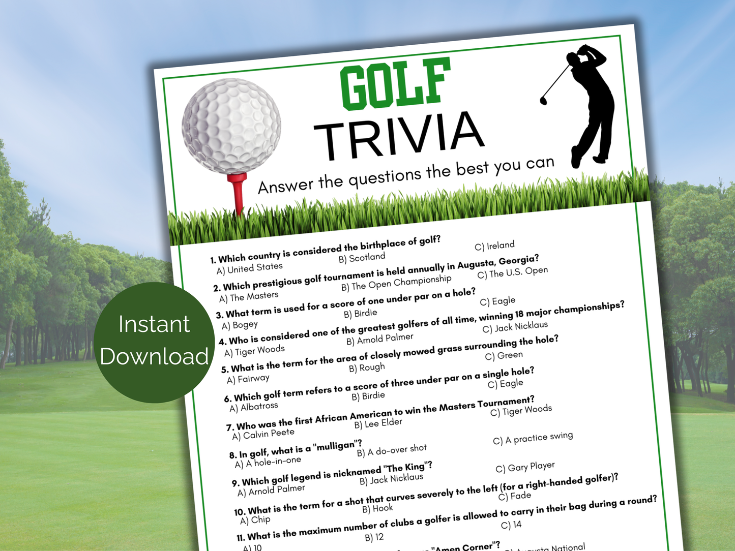 Golf Trivia