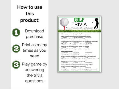 Golf Trivia