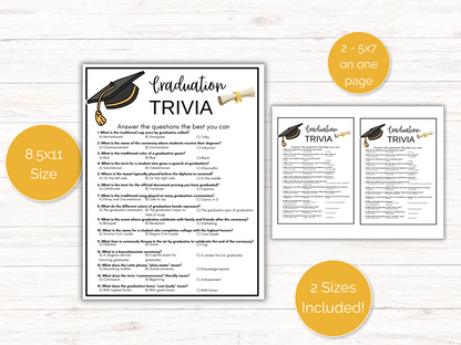 Graduation Trivia Game