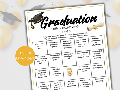 Graduation Find Someone Who